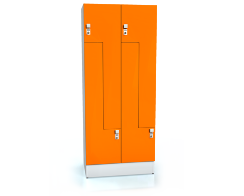 Premium lockers Z-shaped doors ALFORT AD 1920 x 800 x 520